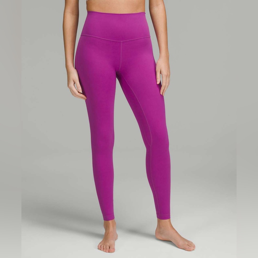 NEW!! Women's Lululemon Align HR Pant 28” Vivid Plum Leggings Size 0
